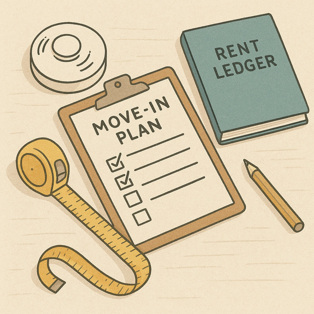 Year-end tax basics for small landlords: practical steps you can take now - editorial illustration inspired by landlord tax basics that help at year end