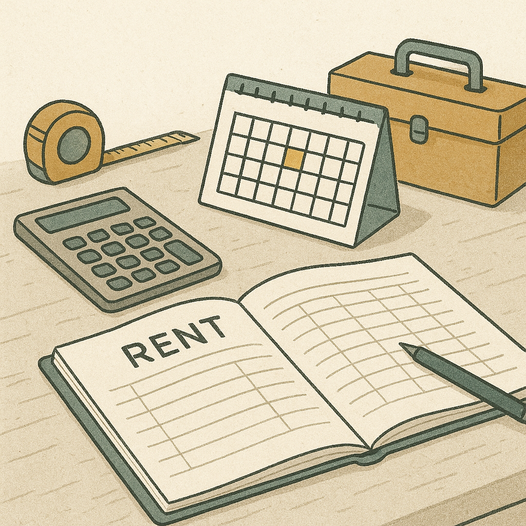 Best flooring options for rentals that hold up over time - editorial illustration inspired by best flooring options that hold up in rentals