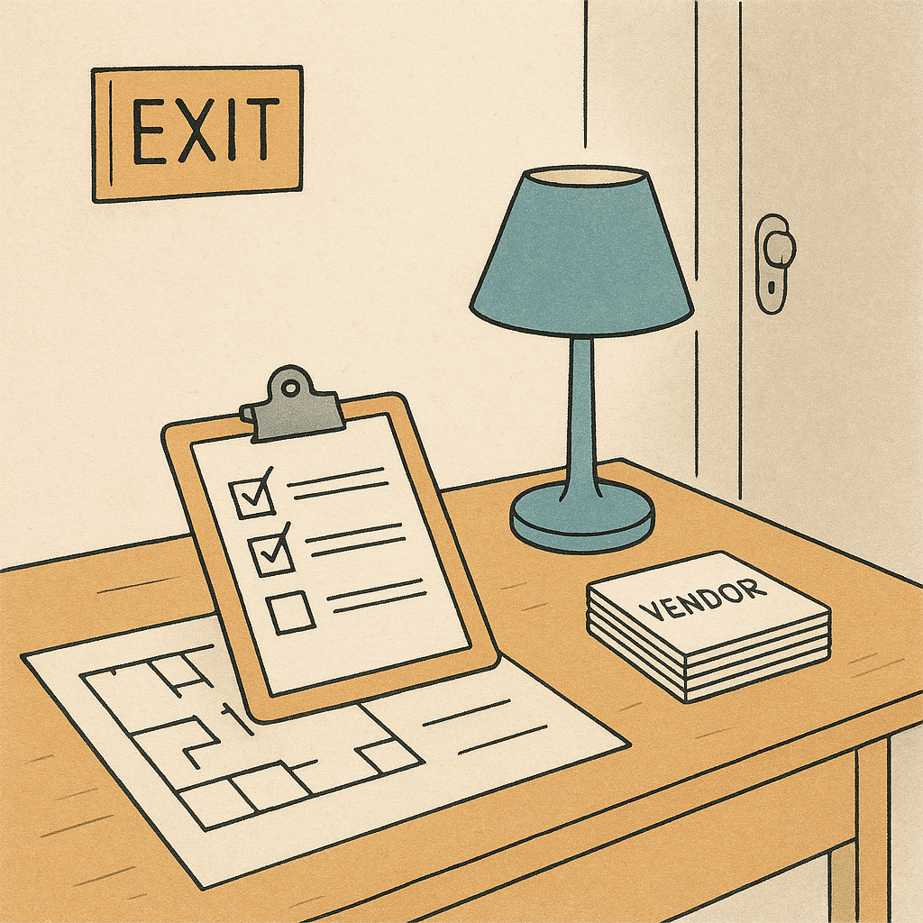 When to Stop Being a Landlord: A Calm, Real-World Decision - editorial illustration inspired by when it is time to stop being a landlord